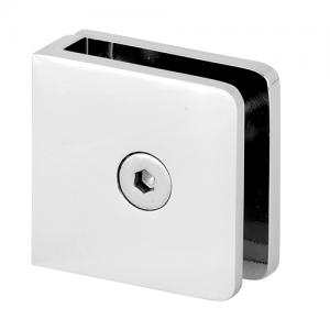 0 Degree Square with Round Corner Glass Shelf Bracket