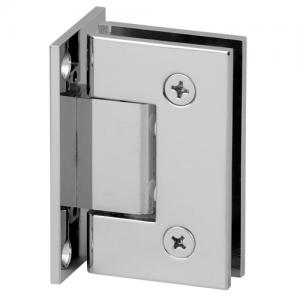 90 Degree Glass to Wall Shower door brass Hinge