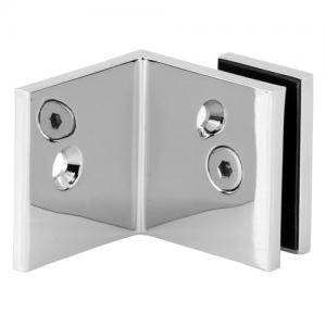 90 Degree Square Glass Shelf Bracket