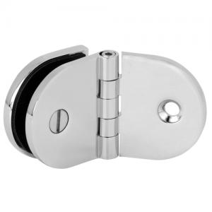 90 Degree Round Glass Shelf Bracket