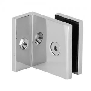 90 Degree Square Glass Shelf Bracket