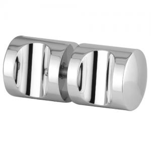 Concave Style Solid Shower Glass Door Knob Handles Shower Accessories