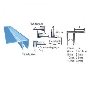 Shower Seal Doors And Windows Adhesive Rubber Sealing Strip