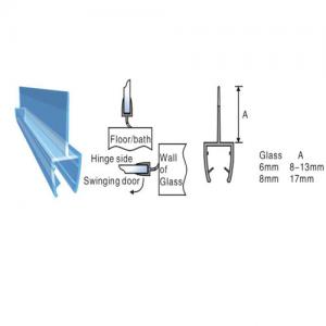 Everstrong Shower Door PVC Seal Translucent Sealing Strip
