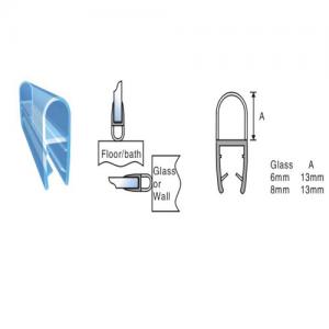 Shower Screen Seal/PVC Profile For Glass Door