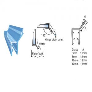 Manufacture PVC Shower Seal Weather Strip For Glass Door