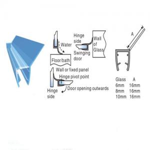 China Factory Supply All Kinds of Sealing Strips, Shower Door Strips, Glass Door Seal